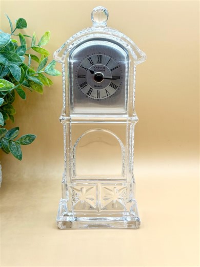 Crystal Legends of Godinger Clock Handcrafted Over 24% Lead Crystal - Etsy