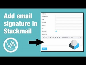 Add Email Signature in Stackmail