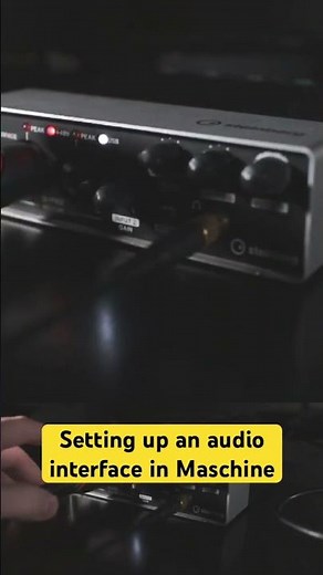 Setting Up an External Audio Interface in #nativeinstruments #maschine #musicproduction
