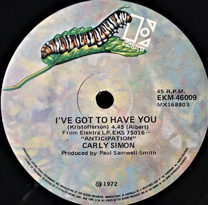 Carly Simon - I've Got To Have You