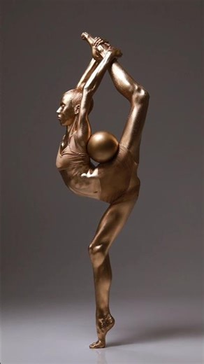 🇺🇦 Model poses for photoshoot📸 Rhythmic gymnastics. Model Polina