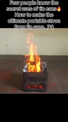 Ultimate Portable Stove from Tin Cans: Secret Uses