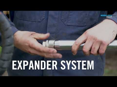 Expander System ‑kartioniveltappien asennus työmaalla