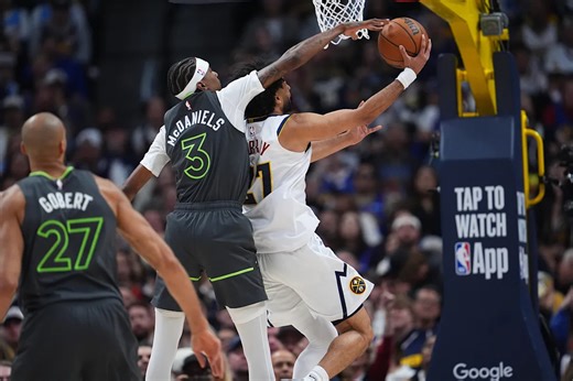 Timberwolves coach calls Jamal Murray’s 16 free throws 'a head scratcher' as Nuggets take Game 1