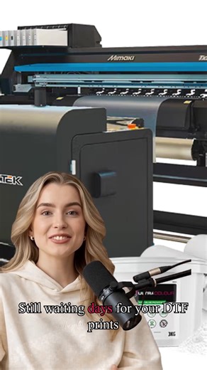 Fast DTF Prints with Mimaki Machines