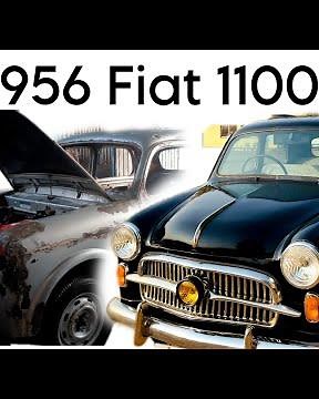 64 years old Fiat 1100(1956) full restoration