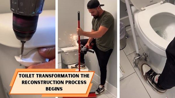 Toilet Transformation — The Reconstruction Process Begins