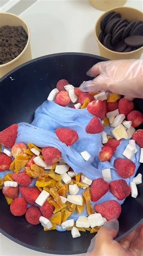 Super yummy Snowflake Marshmallow Candy #trending