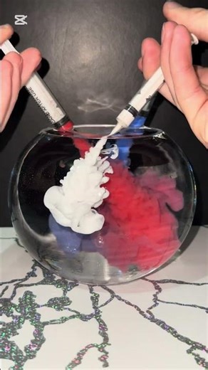 Amazing USA Flag Colors in Water