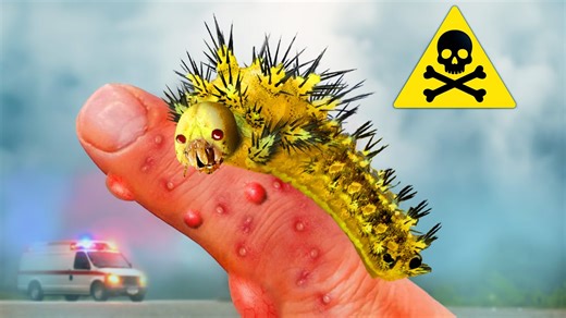 Venomous Caterpillar Sting Sends to Hospital