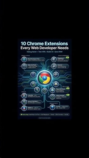 Best Chrome Extensions for Web Developers (Save Time & RAM) #chrome #ram #apitesting