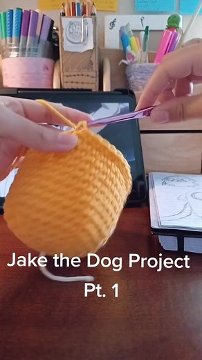 Amigurumi Jake the Dog Crochet Project
