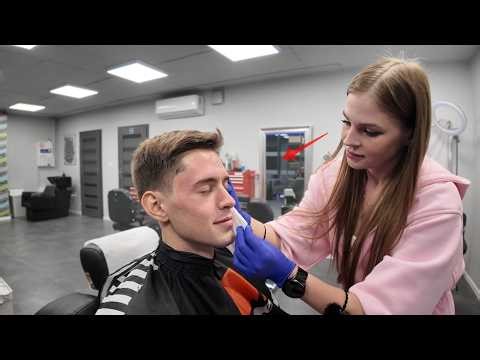 ASMR Barber Anastasia – A Very Relaxing Full Service