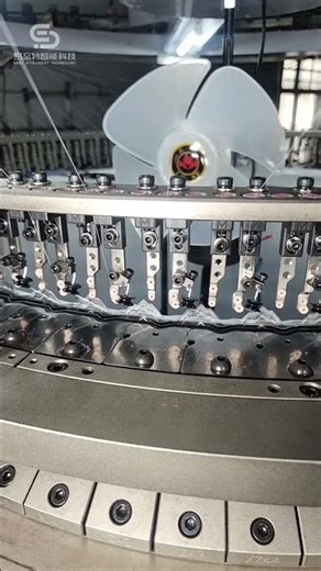 Single Jersey Electronic Jacquard Knitting Machine #knittingmachines #singlejersey