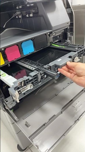 60 Seconds with copier SHARP BP-50C26: Replacing the Transfer Unit