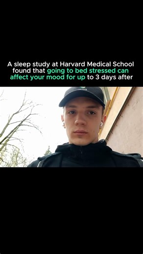 Going to bed stressed can affect your mood