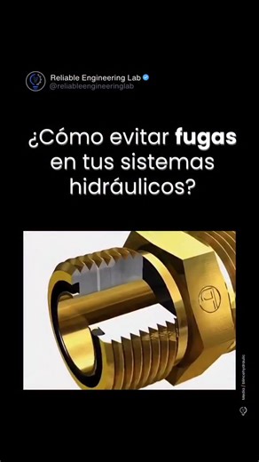 🔧 Cómo evitar fugas en un sistema hidráulico: el papel del O-Ring En hidráulica, la precisión del sellado lo es todo. Un simple O-Ring —ese pequeño anillo de caucho— puede ser la diferencia entre un sistema confiable y una fuga costosa. Cuando las piezas se acoplan, el O-Ring se comprime y se deforma elásticamente, llenando cualquier espacio entre superficies metálicas. Esa presión controlada crea un sello hermético capaz de soportar miles de psi sin fugas. En conexiones tipo O-Ring Face Seal (