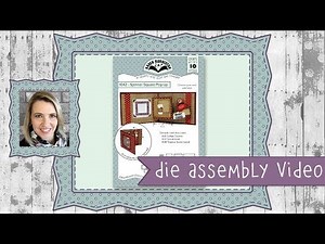 Karen Burniston Die Set #1042 Spinner Square Pop-up Assembly