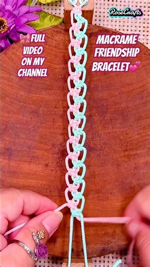 Easy macrame friendship bracelet design#shorts #remix #diy #bracelet #handmade #tutorial macrame