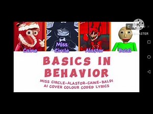 Baldi's basic you're mine lyrics color coded