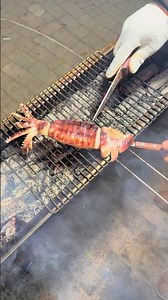 Grilled Squid Street Food That Went Viral! #shorts