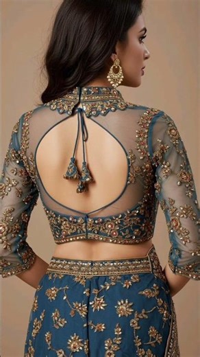 Latest Blouse Back Neck Design 2025 Stylish & Trendy Blouse Ideas |#blousedesign #handwork #design