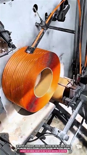 Automatic Rope Winding Machine for Neat 100 Meter Industrial Coil Wrapping