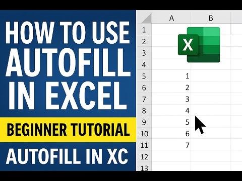 Excel AutoFill Explained — Stop Typing Everything!