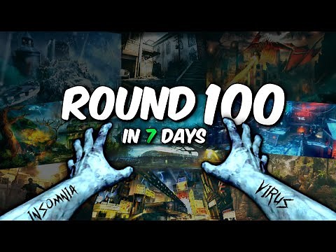 Round 100 On Every BO3 Zombies Map In 2023 7 Days Challenge