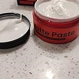 Hair Paste - Matte Finish, Strong Hold, No Shine, Texturizing & Sculpting, Non Greasy, Water Based, Residue Free, Styling Paste for Men Short to Medium Hair, Thickening & Volumizing - 3.38 Oz