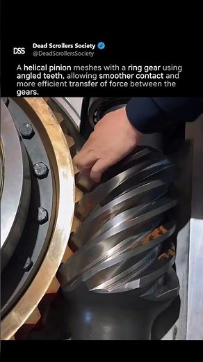Why These Gears Mesh So Smoothly ⚙️