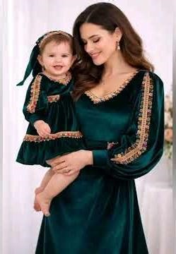 آخر صيحات موديلات قنادر الام وبنتها