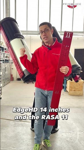 Preview of Losmandy-style dovetail plate 1100mm PLUS for @CelestronDotCom EdgeHD 14" and RASA 11"