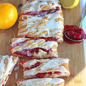 205K views · 395 reactions | Lemon Cherry Cheese Danish is the...