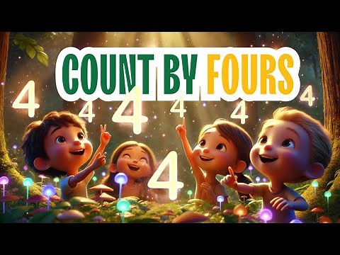 Counting by Fours: Fun Learning Song for Kids!