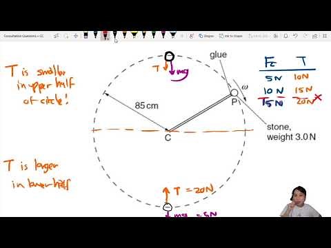 MJ10 P41 Q1 Glue Stone on Rod | A2 Circular Motion | CAIE A Level 9702 Physics