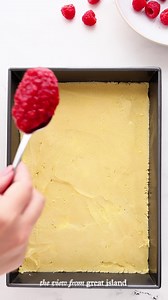 Raspberry Almond Bars VIDEO just dropped, hope it inspires you to make these delish bars (use raspberry jam or fresh berries) 🔗 below | The view from Great Island