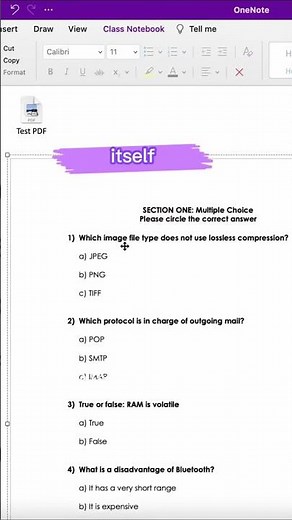 OneNote Tip: Edit PDF