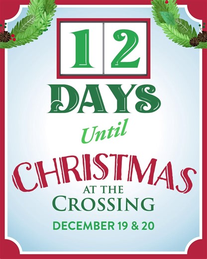 🎅✨ The Countdown Is ON — Only 12 Days Until Christmas at the Crossing! ✨🎄 Yuma’s most magical holiday tradition is almost here, and you won’t want to miss a single moment! Join us December 19th & 20th from 5:00 PM – 10:00 PM at the Colorado River State Historic Park for two unforgettable nights of Christmas cheer. Skip the line and grab your tickets NOW at christmastthecrossing.com! 🎟️✨ 🎟️ Ticket Pricing (Dec 1–20, valid for ONE evening): • General Admission (13 ): $18 • Youth Admission (3–1