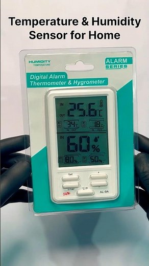 Temperature & Humidity Sensor for home | Temperature & Humidity alarm