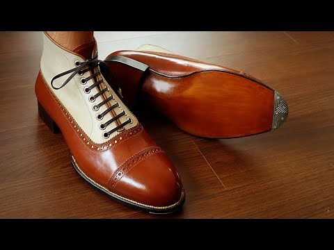 Handcrafting Leather Balmoral Boots