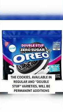 Oreo releasing new zero sugar cookies