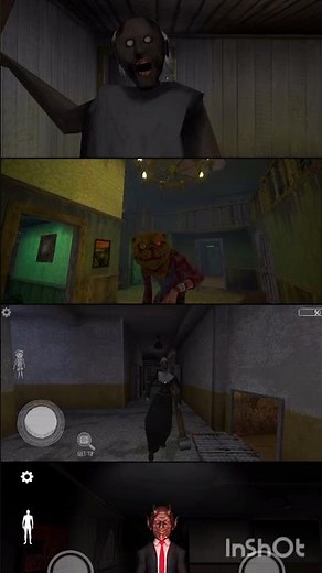 Granny chapter 2 vs Teddy Freddy vs Evil Nun vs Devil's House #shorts