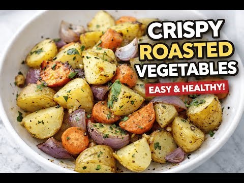 Crispy Roasted Vegetables in the Oven | Easy Healthy Side Dish