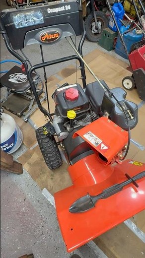 Snowblower idle too high on ariens snowblower