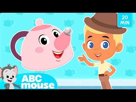 🫖🎶 I’m a Little Teapot | Classic Nursery Rhyme Song for Kids | ABCmouse 20-min Compilation