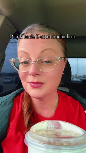 Amp up your iced Dubai mocha latte (YUM!) Swap out the regular mocha for white chocolate so the pistachio isn’t overpowered, and ask to add 1-2 scoops of the vanilla bean powder for a little more depth and a touch of added sweetness. Pistachio is such a delicate flavor, and this really brings it to the forefront! This is definitely my new favorite! #starbucks #starbuckshack #dubaichocolate #pistachio #coffeelover