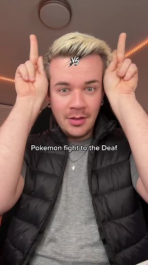 Pokemon Fight Featuring American Sign Language (ASL) Alphabet