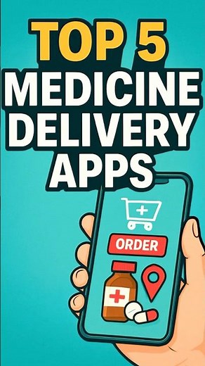 Top 5 Medicine Delivery Apps 2025 💊 | Fast, Reliable, & Convenient! #shorts #deliveryunlimited