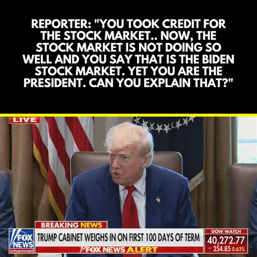821K views · 18K reactions | Trump on Jan 29, 2024: THIS IS THE TRUMP STOCK MARKET BECAUSE MY POLLS AGAINST BIDEN ARE SO GOOD THAT INVESTORS ARE PROJECTING THAT I WILL WIN, AND THAT WILL DRIVE THE MARKET UP EVERYTHING ELSE IS TERRIBLE (WATCH THE MIDDLE EAST!), AND RECORD SETTING INFLATION HAS ALREADY TAKEN ITS TOLL. MAKE AMERICA GREAT AGAIN!!! Trump today: | The Resistance | Facebook